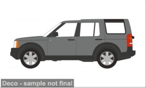 Modellini auto Land Rover Discovery 3 grau/schwarz 1/76 Oxford