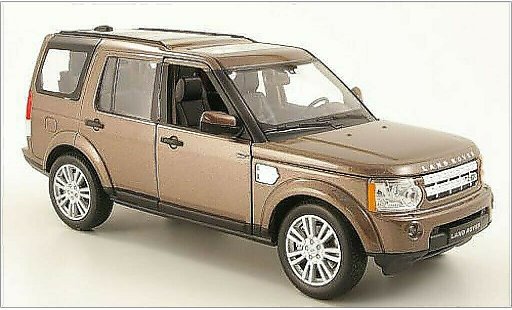 Land Rover Discovery Base 1/24 Welly 4 metallicoo marrone modellini auto