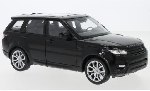 Land Rover Range Rover 1/24 Welly Sp schwarz 1:24 modellino in miniatura
