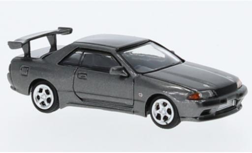 Nissan Skyline 1/87 Lang Feng Model GT-R (R32) metallise grau 1:87 modellino in miniatura