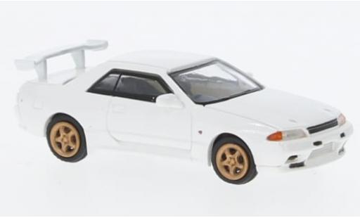 Nissan Skyline 1/87 Lang Feng Model GT-R (R32) weiss 1:87 modellino in miniatura
