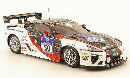 Lexus LFA Gazoo Racing 1/43 Ebbro No.50 24h Nurburgring 2010 / K.Oshima modellini auto