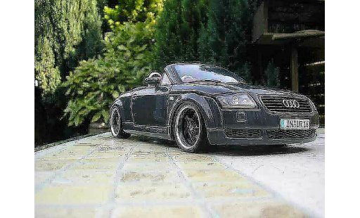 Audi TT rs roadster 1/18 Maisto grigio jantes porsche modellini auto