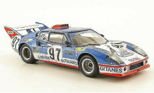 Ligier JS2 Base 1/43 IXO No.97 Gitanes 24h Le Mans 1975 modellini auto