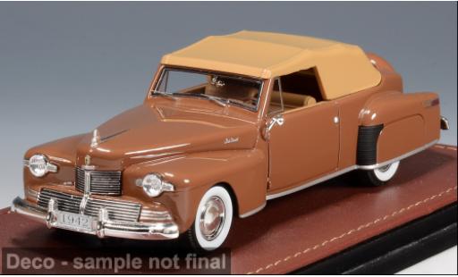 Modellini auto Lincoln Continental 1942 beige 1/43 GLM