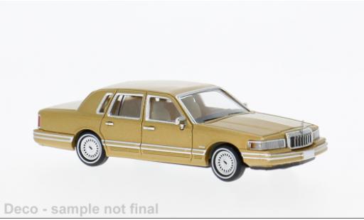 Lincoln Town Car 1/87 PCX87 gold 1991 1:87