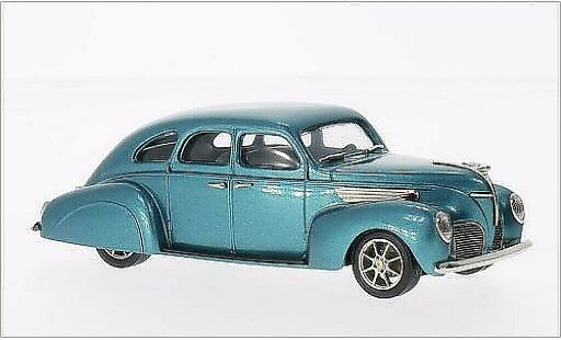 Lincoln Zephyr 4-Door 1/43 Brooklin metallicoo turchese 1938 modellini auto