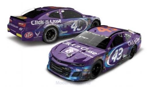Chevrolet Camaro 1/64 Lionel Racing ZL1 No.43 Richard Petty Motorsports Click n Close Nascar 2018 D.Wallace Jr. modellino in miniatura