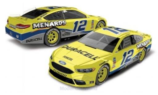 Ford Fusion 1/64 Lionel Racing No.12 Team Penske Menards Nascar 2018 R.Blaney modellino in miniatura