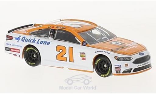 Ford Fusion 1/64 Lionel Racing No.21 Wood 21brossohers Omnicraft Nascar 2017 R.Blaney ohne Vitrine modellino in miniatura