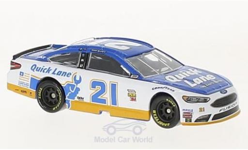 Ford Fusion 1/64 Lionel Racing No.21 Wood 21brossohers Quick Lane Nascar 2017 R.Blaney ohne Vitrine modellino in miniatura