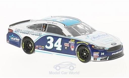 Ford Fusion 1/64 Lionel Racing No.34 Front Row Motorsports Starkey Hearing Foudation Nascar 2017 L.Cassill modellino in miniatura