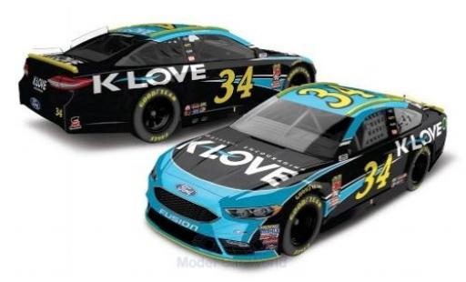 Ford Fusion 1/64 Lionel Racing No.34 FrontRow Motorsports K-Love Nascar 2018 M.McDowell modellino in miniatura