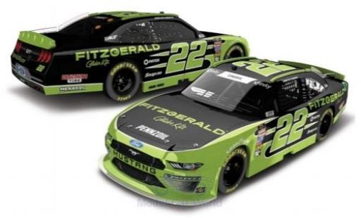 Ford Mustang 1/64 Lionel Racing No.22 Team Penske Fitzgerald Nascar 2018 A.Cindric modellino in miniatura