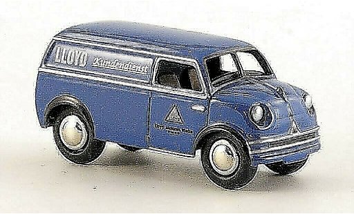 Lloyd LT 500 1/87 Bub Furgone -Kundendienst modellini auto