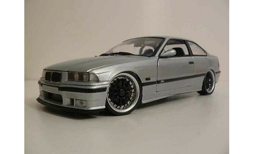 Bmw M3 coupe 1/18 Ut Models E36 grigio jantes bbs modellini auto