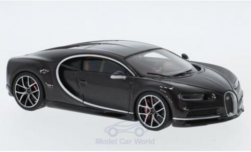 Bugatti Chiron 1/43 Look Smart marroneee/carbon modellino in miniatura