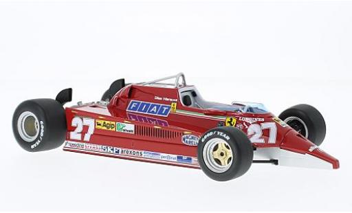 Ferrari 126 1/18 Look Smart CK No.27 Formel 1 1981 Version: VS F104S Starfighter G.Villeneuve modellino in miniatura