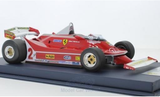 Ferrari 312 1/18 Look Smart T5 No.2 Formel 1 GP Kanada 1980 G.Villeneuve modellino in miniatura