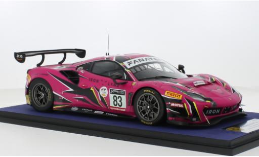 Ferrari 488 1/18 Look Smart GT3 EVO No.83 Iron Dames 24h Spa 2022 1:18 modellino in miniatura