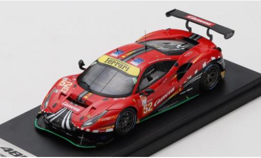 Ferrari 488 1/43 Look Smart GTE EVO No.52 AF Corse 24h Le Mans 2020 S.Görig/C.Ulrich/A.West modellino in miniatura