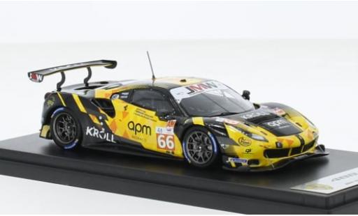 Ferrari 488 1/43 Look Smart GTE EVO No.66 JMW Motorsport 24h Le Mans 2023 1:43 modellino in miniatura