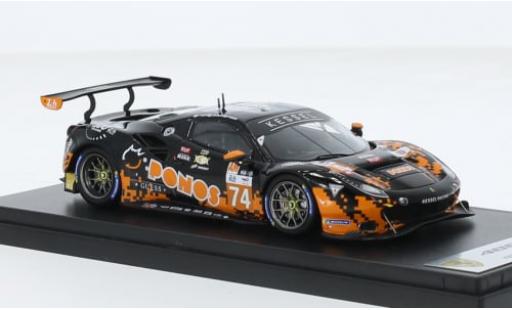 Ferrari 488 1/43 Look Smart GTE EVO No.74 Kessel Racing 24h Le Mans 2023 1:43 modellino in miniatura