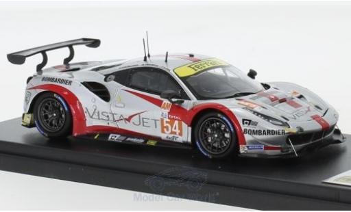 Ferrari 488 1/43 Look Smart GTE No.54 Spirit of Race 24h Le Mans 2018 T.Flohr/F.Castellacci/G.Fisica modellino in miniatura