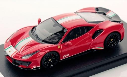 Ferrari 488 1/43 Look Smart Pista Piloti rosso/Dekor modellino in miniatura
