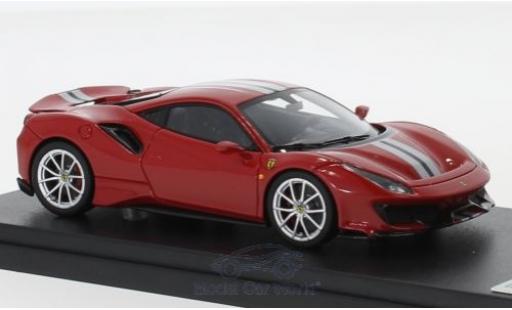 Ferrari 488 1/43 Look Smart Pista rosso/grigio 2018 modellino in miniatura