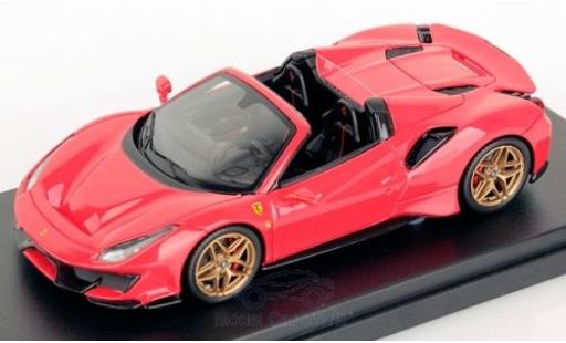 Ferrari 488 1/43 Look Smart Pista Spider rosso modellino in miniatura