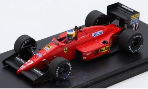 Ferrari F1 1/43 Look Smart /87 No.27 Scuderia Formel 1 GP Monaco 1987 M.Alboreto modellino in miniatura