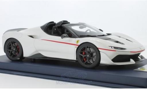 Ferrari J50 1/18 Look Smart metallico bianco modellino in miniatura