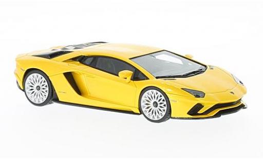 Lamborghini Aventador 1/43 Look Smart S metallico giallo modellino in miniatura