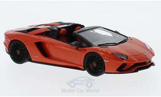 Lamborghini Aventador Roadster 1/43 Look Smart S Roadster metallico orange modellino in miniatura