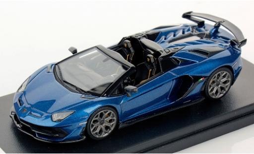 Lamborghini Aventador 1/43 Look Smart SVJ Roadster metallico blu 2019 modellino in miniatura