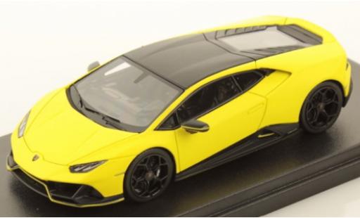 Lamborghini Huracan 1/43 Look Smart Evo Fluo Capsule matt-giallo/matt-nero modellino in miniatura