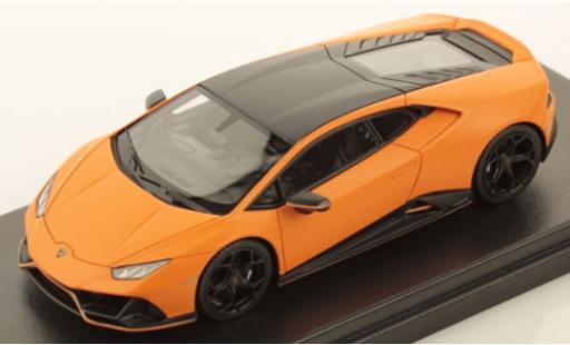 Lamborghini Huracan 1/43 Look Smart Evo Fluo Capsule matt-orange/matt-nero modellino in miniatura