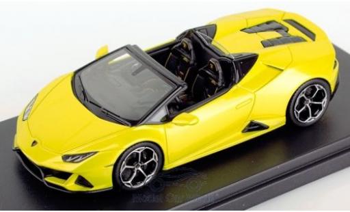 Lamborghini Huracan 1/43 Look Smart Evo Spyder metallico giallo 2019 modellino in miniatura