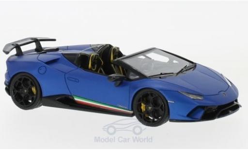 Lamborghini Huracan 1/43 Look Smart Performante Spyder matt-blu modellino in miniatura