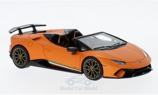 Lamborghini Huracan 1/43 Look Smart Performante Spyder matt-orange modellino in miniatura
