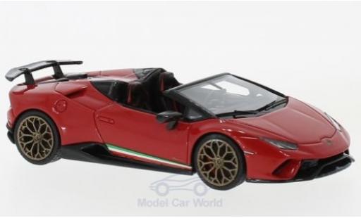 Lamborghini Huracan 1/43 Look Smart Performante Spyder rosso modellino in miniatura