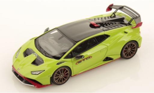 Lamborghini Huracan 1/43 Look Smart STO verde/rosso 2021 modellino in miniatura