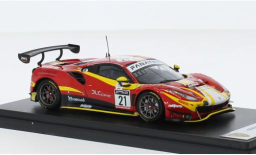 Ferrari 488 1/43 Look Smart GT3 EVO No.21 AF Corse 24h Spa 2022 modellino in miniatura