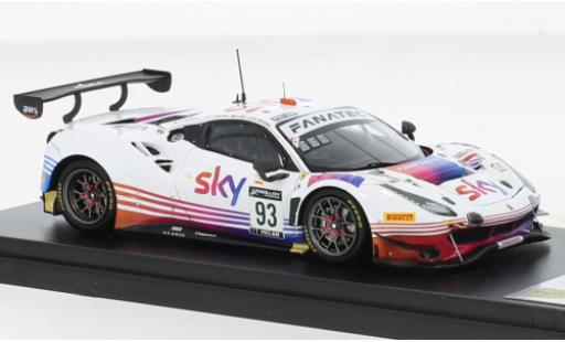 Ferrari 488 1/43 Look Smart GT3 EVO No.93 SKY - Tempesta Racing 24h Spa 2021 modellino in miniatura