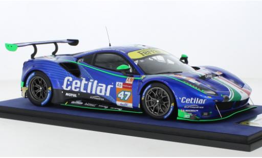 Ferrari 488 1/18 Look Smart GTE EVO No.47 Centilar Racing 24h Le Mans 2021 modellino in miniatura