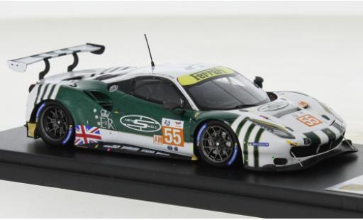 Ferrari 488 1/43 Look Smart GTE EVO No.55 Spirit of Race 24h Le Mans 2022 modellino in miniatura