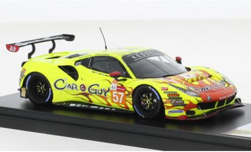 Ferrari 488 1/18 Look Smart GTE EVO No.57 Kessel Racing 24h Le Mans 2021 modellino in miniatura