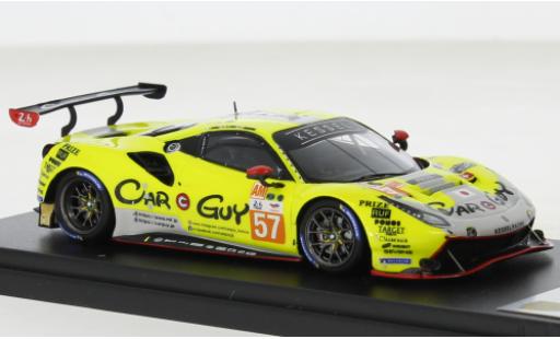 Ferrari 488 1/43 Look Smart GTE EVO No.57 Kessel Racing 24h Le Mans 2022 modellino in miniatura