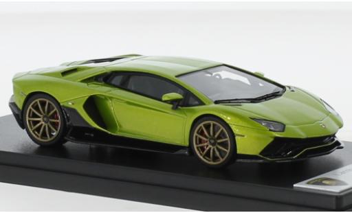 Lamborghini Aventador 1/43 Look Smart 780-4 Ultimae metallise verde modellino in miniatura